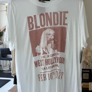 Junk food Blondie Concert Graphic T-Shirt